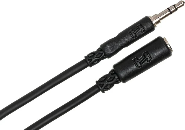 Alt view image 4 of 7 - MHE-125 3.5 mm TRS to 3.5 mm TRS Headphone Extension Cable 5 Feet