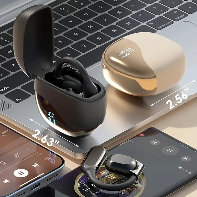 Alt view image 2 of 7 - Language Translator Earbuds, 3-in-1 Translation Earbuds, AI Translation Earbuds Real Time for Android iOS, 144 Languages AI Earbuds Translators Headphones for Travel Business Learning (KH + BK)