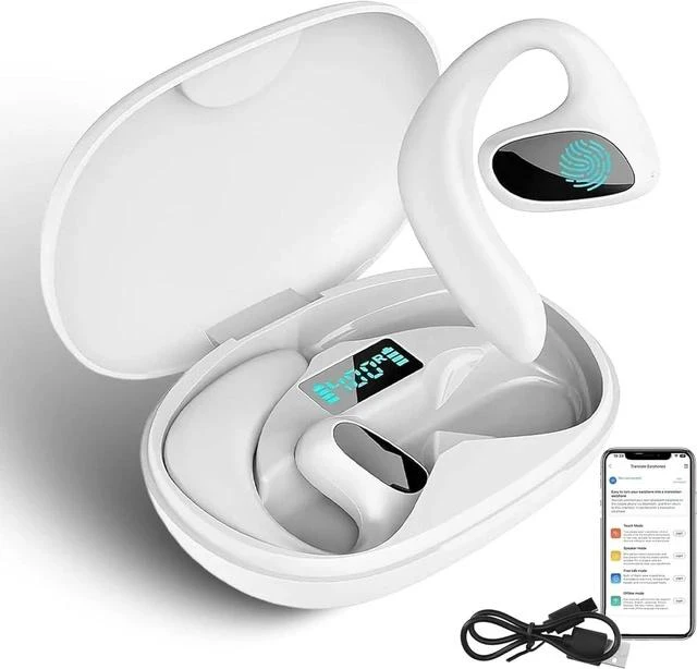 Main image of Roostick Translator, Roostick Translator Earbuds, Real-Time 3-in-1 Translation Earbuds 144 Languages & Accents, Ai Language Translat Ear Buds, Translation Device for Travel Business Learning (White)