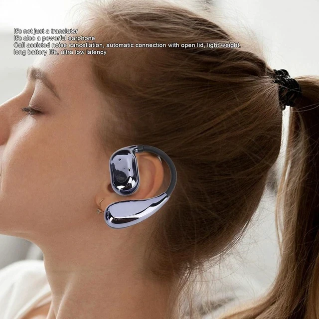 Alt view image 4 of 7 - Language Translation Earbuds, High Accuracy Translator Earbuds for 150 Languages & Accents, Real Time Translating Earbuds Language Translator Device for Travel Business Learning
