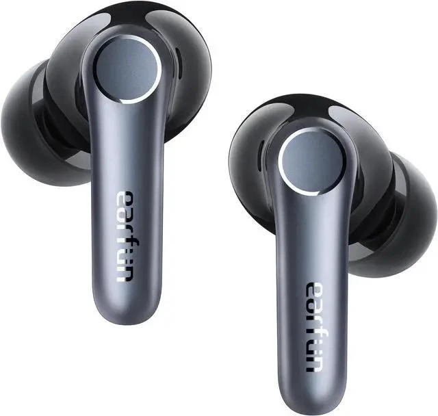 Main image of EarFun Air Pro 4 Adaptive Hybrid Noise Canceling Wireless Earbuds, Qualcomm Snapdragon Sound, aptX Lossless, 6 Mics AI CVC 8.0 Call, LDAC Hi-Res Audio, 52H Playtime, Bluetooth 5.4, in-Ear Detection