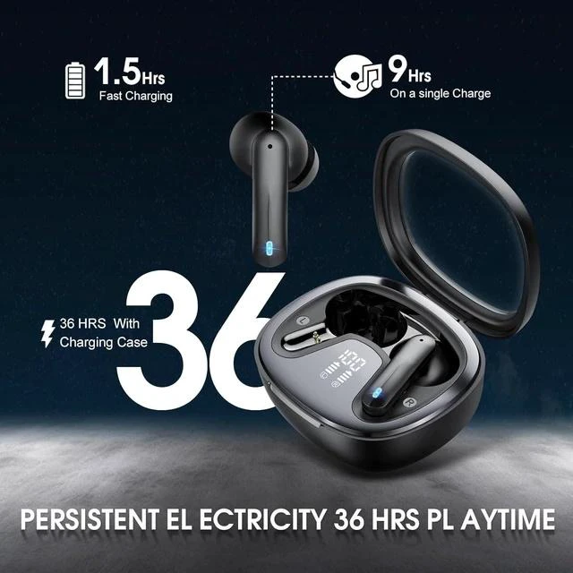 Alt view image 6 of 7 - AI Language Translation Earbuds, 3-in-1 Translation Earbuds Real Time with 4 Translation Modes, 135 Language Bluetooth 5.4 Translator Ear Buds, Device for Travel/Business/Leaning, Black
