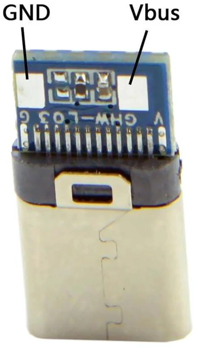 Alt view image 3 of 6 - 5set DIY 24pin USB 3.1 Type C USB-C Male Plug Connector SMT Type with Black Housing Cover