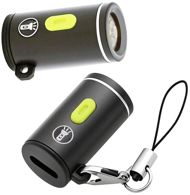 Alt view image 2 of 7 - xiwai 2 Pack USB-C Type-C LED Light Portable Mini LED Interior Atmosphere Lighting for Outdoors Walking Cycling Phone Laptop Charger Night Lamp 210 High Lumens