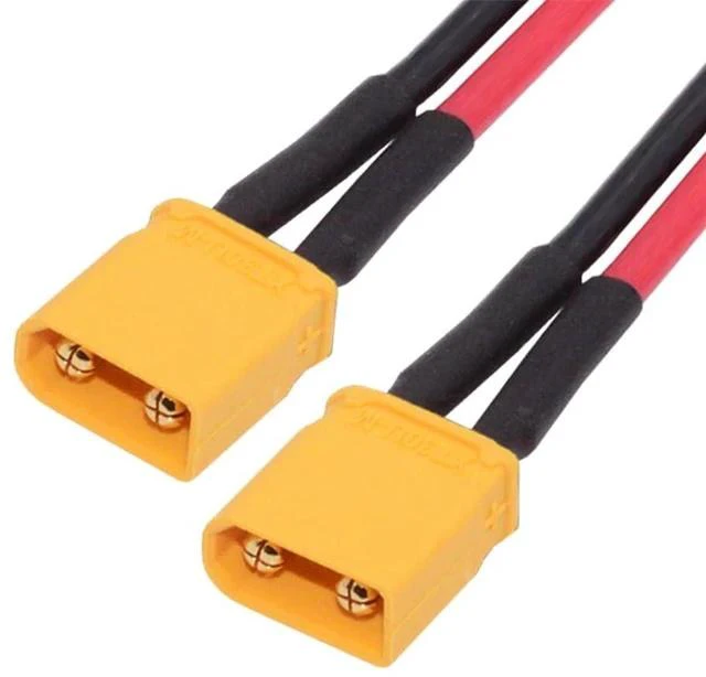 Main image of Male to Male 18AWG Extension Cable Connector for RC Battery Portable Power Station Solar Panel