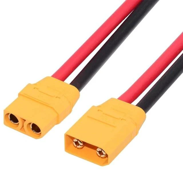 Main image of Male to Female 10AWG Extension Cable Connector for RC Battery Portable Power Station Solar Panel