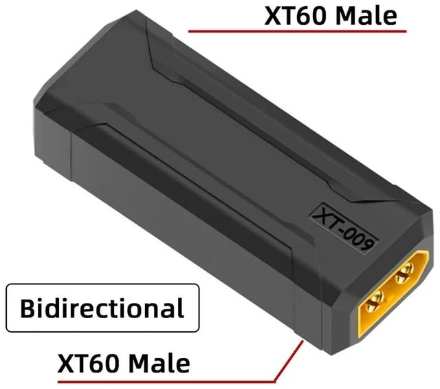 Alt view image 2 of 7 - xiwai XT60 Power Connector Male SC100 Protocol to XT60 Male Plug Fast Charging Adapter for RC Lipo Battery Quadcopter Multicopter Aeromodelling