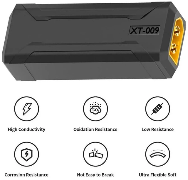 Alt view image 5 of 7 - xiwai XT60 Power Connector Male SC100 Protocol to XT60 Male Plug Fast Charging Adapter for RC Lipo Battery Quadcopter Multicopter Aeromodelling