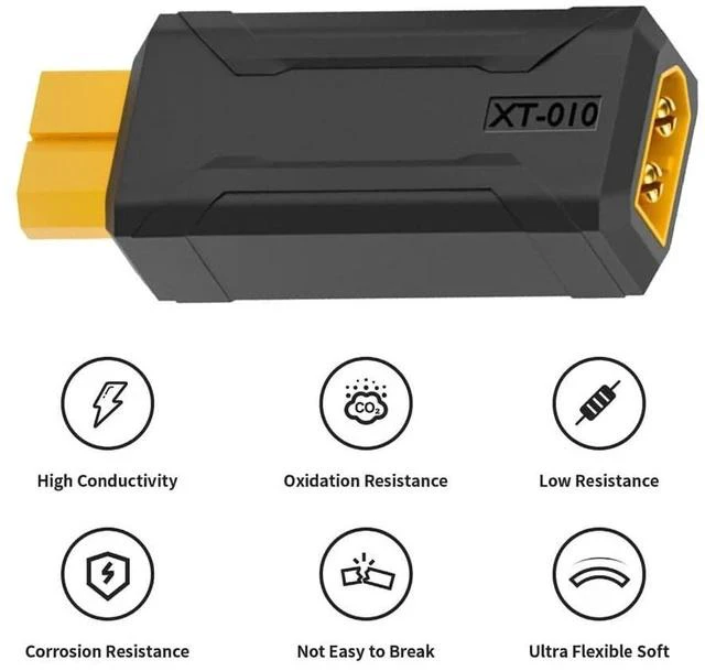 Alt view image 6 of 7 - xiwai XT60 Power Connector Male SC100 Protocol to XT60 Female Plug Fast Charging Adapter for RC Lipo Battery Quadcopter Multicopter Aeromodelling