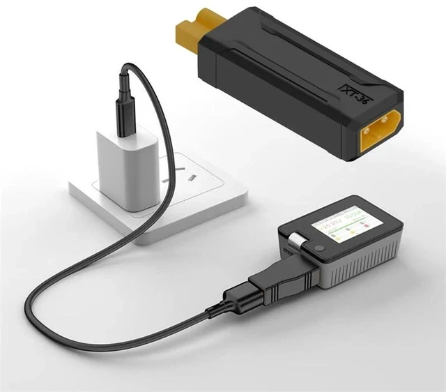 Alt view image 3 of 7 - XT30 Connector No Wires Male Protocol to XT30 Plug Female Fast Charging Adapter for RC Lipo Battery Quadcopter Multicopter Aeromodelling