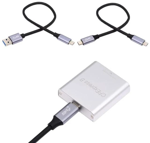 Main image of USB3.1 Type-C USB3.0 Type-A to CF Express Extension Card Reader CFE Type-B Support R5 Z6 Z7 CFB Memory Card
