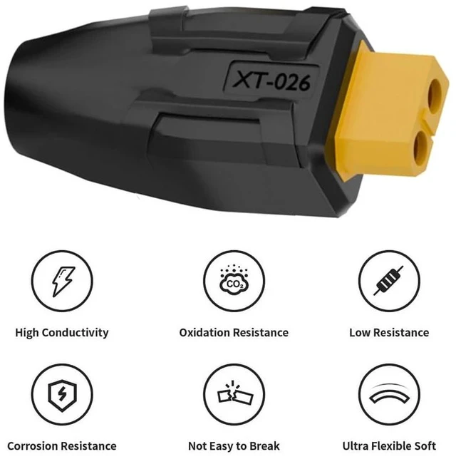 Alt view image 5 of 7 - xiwai XT60 Power Connector Female SC100 Protocol to DC 7.4x5.0mm Female Plug Fast Charging Adapter for RC Lipo Battery Quadcopter Multicopter Aeromodelling