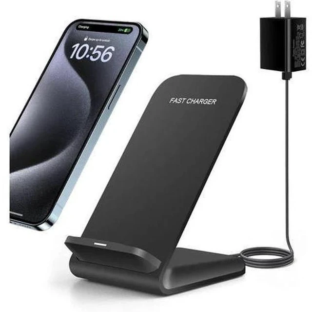 Main image of 20W Fast Wireless Charger Wireless Charging Stand Compatible with iPhone 17 16 Pro 15 Pro 15 14 13 12 11 Series/X/XS Phone Charger for Galaxy S25/S24/S23/Note 20 Pixel 8/7 Pro/LG G8 etc