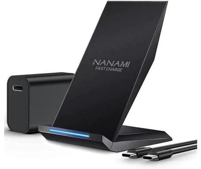 Main image of Fast Wireless Charger with USB Phone Charger Qi Certified Charging Stand with 20W PD Adapter for iPhone 17/17 Pro/17 Pro Max/16/16 Plus/15/14/13/12 10W for Galaxy S25/S24/S23/S22/S21