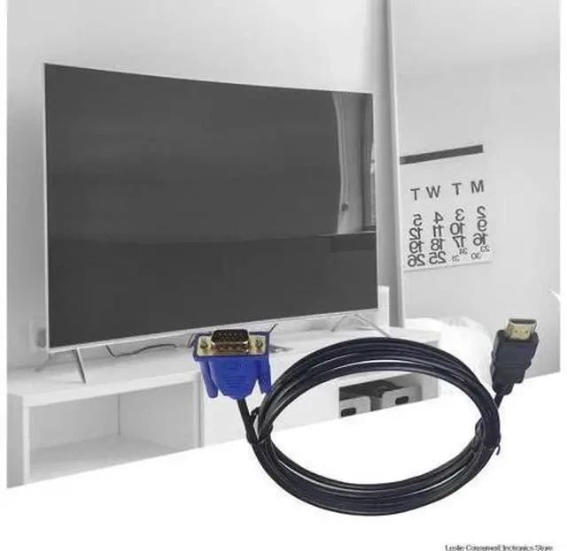 Alt view image 4 of 4 - 1 M Cable To VGA 1080P HD With Audio Adapter Cable TO VGA Cable VGA Adapter dropshipping