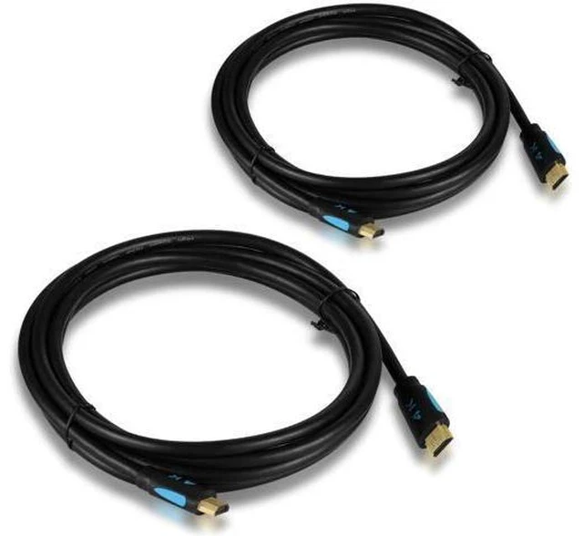 Alt view image 2 of 7 - HDMI Cable 10ft (2pack), TESmart HDMI Cord High Speed with Ethernet 4K@60Hz 4:4:4 HDMI Cables, Premium HDMI Cord Type, Supports HDMI 2.0b 4K 60Hz HDR