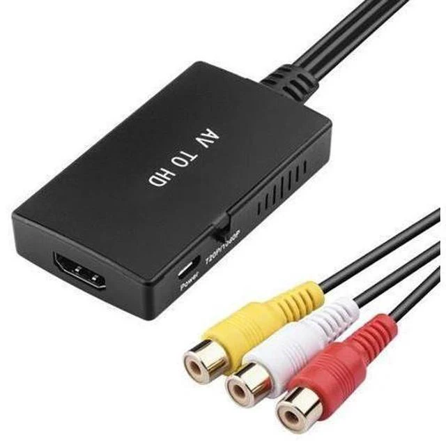 Main image of 3RCA AV Signal to Digital 1080p HDMI, Ideal for Connecting NES/SNES to Modern Monitors RCA to HDM1