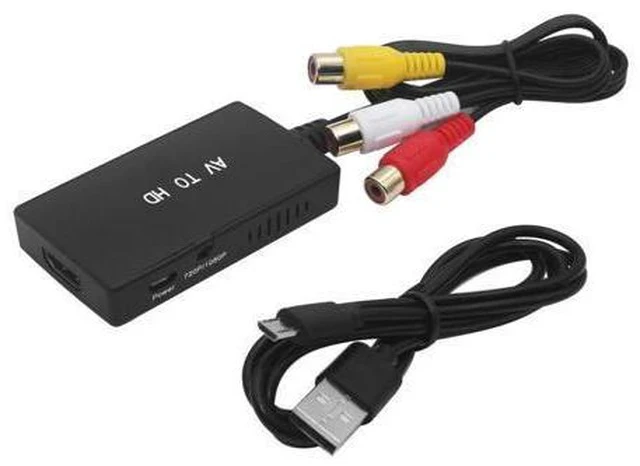 Alt view image 3 of 6 - 3RCA AV Signal to Digital 1080p HDMI, Ideal for Connecting NES/SNES to Modern Monitors RCA to HDM1
