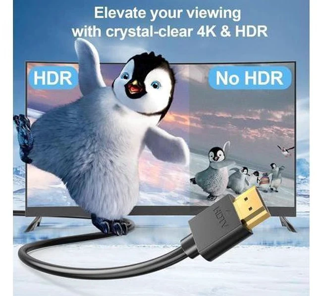 Alt view image 5 of 7 - HDMI Cable 6FT 5-Pack 4K HDMI to HDMI Cable 6FT Multi-pack Shielded HDMI 2.0 Cord 6 FT with 4K@60Hz 2K@165/144Hz HDCP 2.2 HDR ARC & CL3 Rated | for Laptop Monitor TV PS5 PS4 Xbox Soundbar
