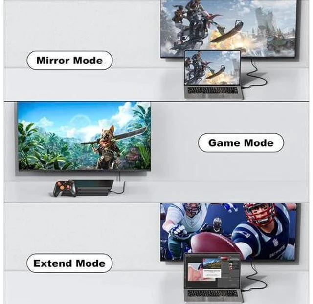 Alt view image 6 of 7 - HDMI Cable 6FT 5-Pack 4K HDMI to HDMI Cable 6FT Multi-pack Shielded HDMI 2.0 Cord 6 FT with 4K@60Hz 2K@165/144Hz HDCP 2.2 HDR ARC & CL3 Rated | for Laptop Monitor TV PS5 PS4 Xbox Soundbar