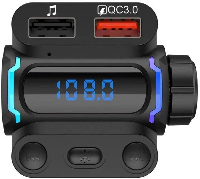 Main image of P7 Car MP3 Bluetooth Player FM Transmitter with Handsfree Calling, U-Disk/TF Card Music Playback, PD20W + QC3.0 Fast Charging Dual Ports