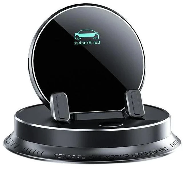 Main image of Car Dashboard Phone Holder A9 Premium Anti-Slip Stand, Stable Support for Navigation / Smartphones, Universal Dashboard Mount - black