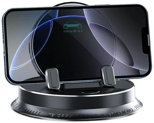 Alt view image 2 of 7 - Car Dashboard Phone Holder A9 Premium Anti-Slip Stand, Stable Support for Navigation / Smartphones, Universal Dashboard Mount - black