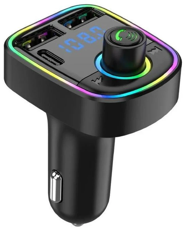 Main image of C2 Car Bluetooth MP3 Player FM Transmitter, Hands-Free Calling, Dual USB Car Charger