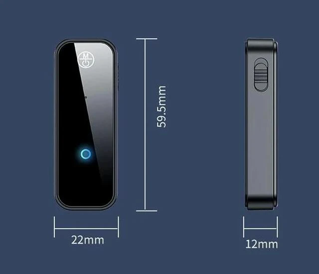 Alt view image 6 of 6 - C28 Bluetooth 5.0 Audio Adapter 2-in-1 Wireless Transmitter & Receiver, 3.5mm AUX for Car Stereo / Home Speakers / TV / Headphones, Hands-Free Calling