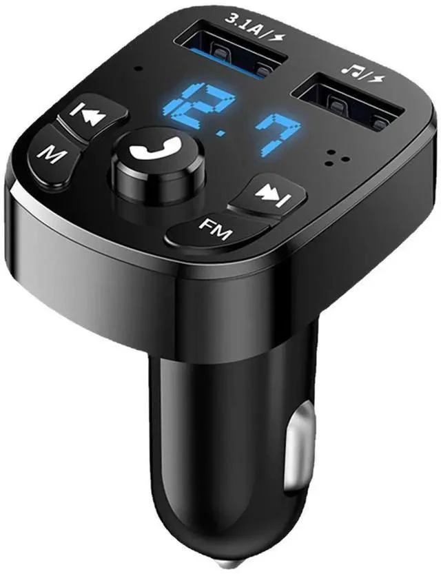 Main image of Car Bluetooth MP3 Player FM Transmitter, Hands-Free Calling, Music Player with U-Disk / TF Card Support, Car Charger