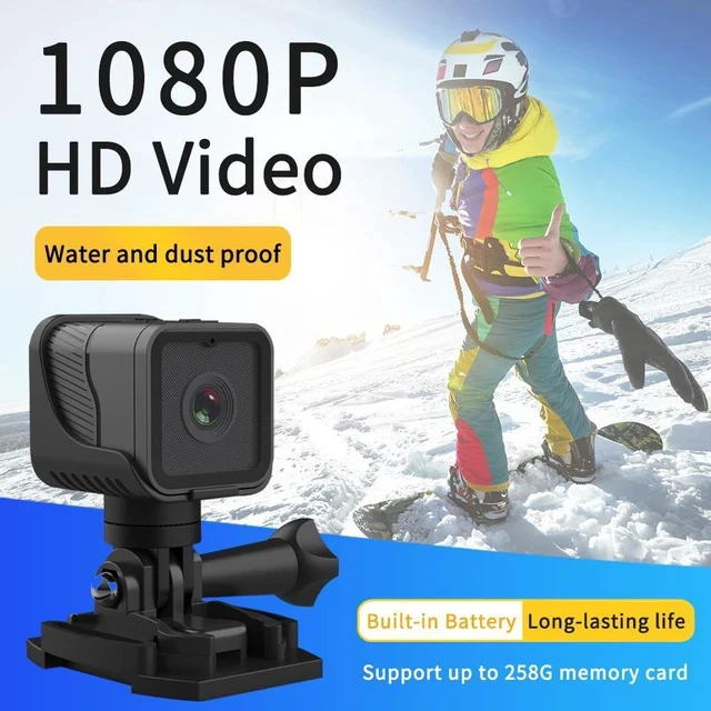 Alt view image 2 of 7 - Z03 Waterproof WiFi Action Camera Outdoor Sports Smart Cam, One-Touch Photo/Video Recording, HD, Wireless, Wearable, Portable