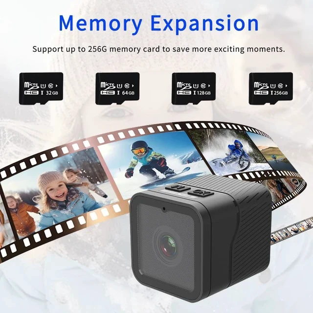 Alt view image 4 of 7 - Z03 Waterproof WiFi Action Camera Outdoor Sports Smart Cam, One-Touch Photo/Video Recording, HD, Wireless, Wearable, Portable