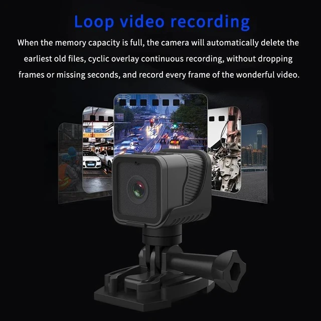 Alt view image 6 of 7 - Z03 Waterproof WiFi Action Camera Outdoor Sports Smart Cam, One-Touch Photo/Video Recording, HD, Wireless, Wearable, Portable