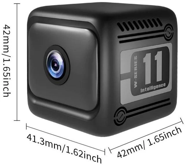 Alt view image 6 of 7 - W11 1080P WiFi Action Camera HD Video, Remote Monitoring, Outdoor Sports Recorder, Home Security, Wearable Design