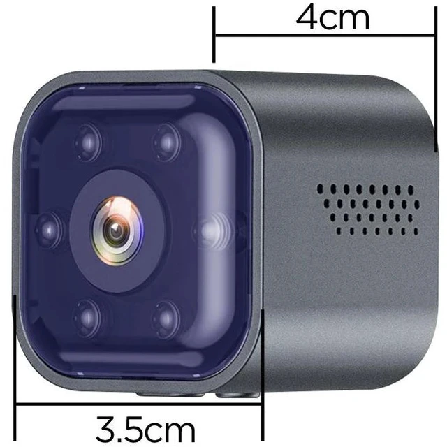 Alt view image 6 of 7 - AS03 HD 1080P Low-Power Security Camera Long Battery Life, Two-Way Audio, Remote Viewing, Mini Home Surveillance & Baby Monitor