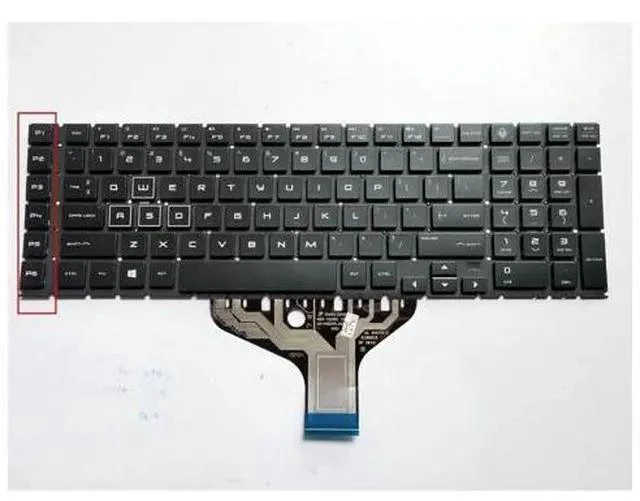 Main image of New For Omen 17-cb0030nr 17-cb0090nr 17-cb0092nr US Keyboard RGB Backlit