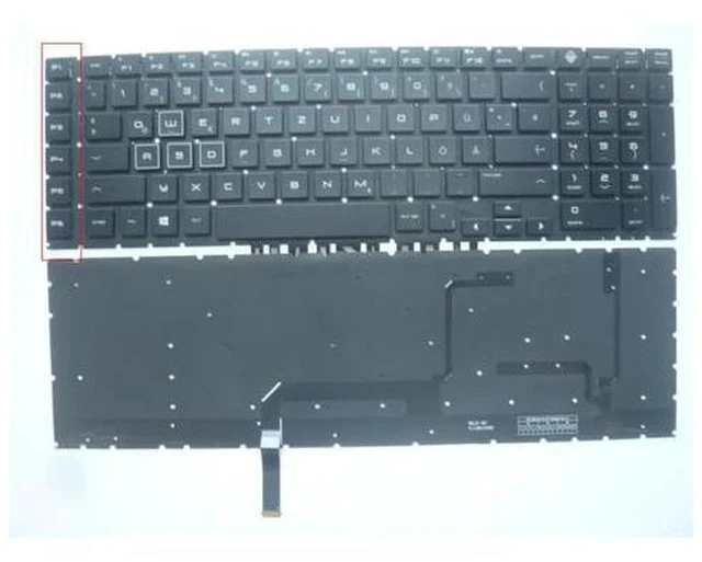 Alt view image 2 of 3 - New For Omen 17-cb0030nr 17-cb0090nr 17-cb0092nr US Keyboard RGB Backlit