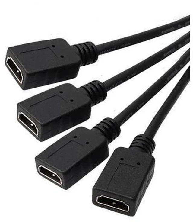 Alt view image 4 of 6 - VHDCI Breakout Cable&Adapter-VHDCI(SCSI 68Pin) M to 4-Port HDMI AF Splitter Breakout Cable for NVIDIA and VisionTek Graphics Cards