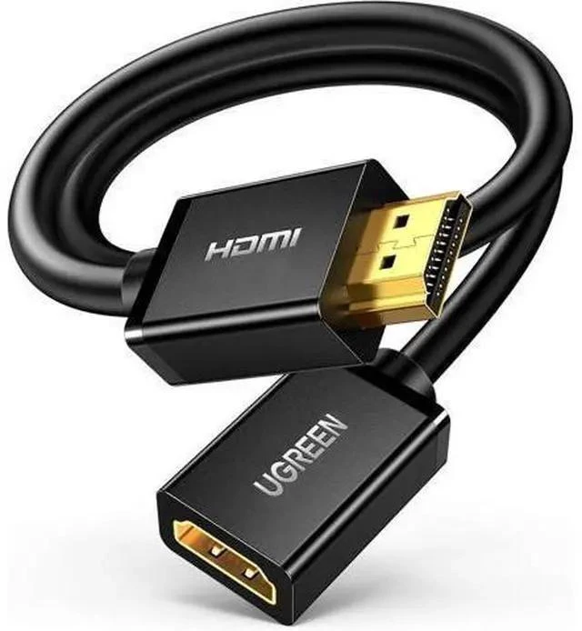 Main image of HDMI Extension Cable 4K HDMI Extender 6FT Male to Female Adapter Cord Compatible with TV Stick PS5 PS4 Xbox Laptop PC Nintendo Switch Blu Ray Player Google Chromecast Wii U HDTV