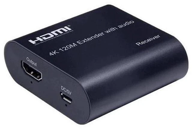 Main image of 4K HDMI Extender over Single Rj45 Cat5e/6 Cable 120M with Audio 1080P 60M HDMI Ethernet Extender with EDID for PC Laptop PS4 TV(USB Power Cable) (1080P 60M with Audio)