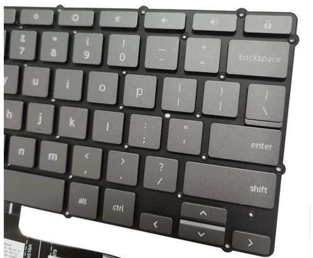 Alt view image 2 of 4 - Keyboard for Lenovo FLEX 3 5 CB-11IGL05 5 CB-13IML05 Chrome-11M836 US Gray color