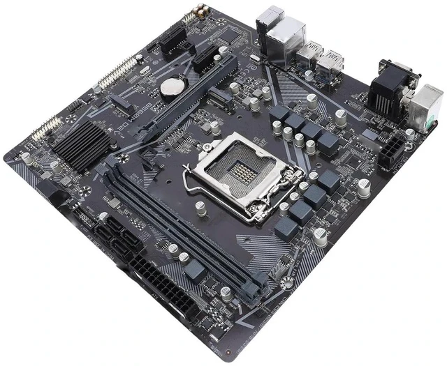 Alt view image 2 of 7 - Micro ATX Motherboard LGA1200 for 11th/10th Gen Core I9/i7/i5, B560 Chipset, PCIe 4.0 X16, Dual M.2 Slots, 6 Ports, DDR4 3200MHz, USB 3.2 Gen1