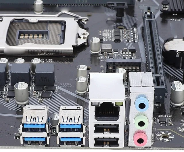 Alt view image 7 of 7 - Micro ATX Motherboard LGA1200 for 11th/10th Gen Core I9/i7/i5, B560 Chipset, PCIe 4.0 X16, Dual M.2 Slots, 6 Ports, DDR4 3200MHz, USB 3.2 Gen1