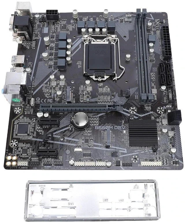 Alt view image 6 of 7 - Micro ATX Motherboard LGA1200 for 11th/10th Gen Core I9/i7/i5, B560 Chipset, PCIe 4.0 X16, Dual M.2 Slots, 6 Ports, DDR4 3200MHz, USB 3.2 Gen1