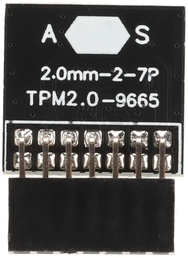 Alt view image 2 of 7 - TPM 2.0 Module Chip with 14 Pin Security Module for Motherboards,