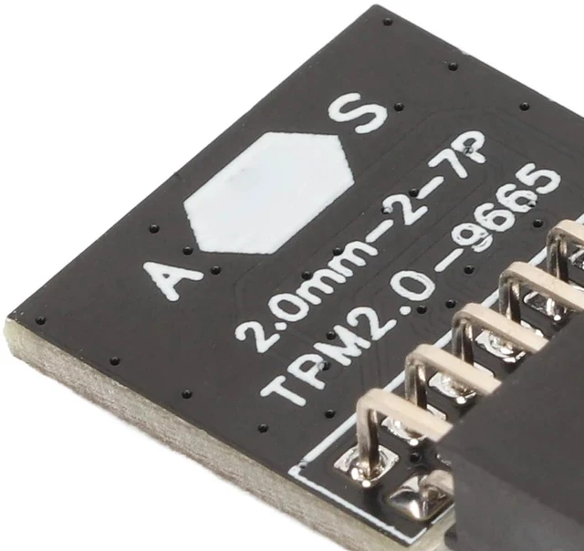 Alt view image 6 of 7 - TPM 2.0 Module Chip with 14 Pin Security Module for Motherboards,