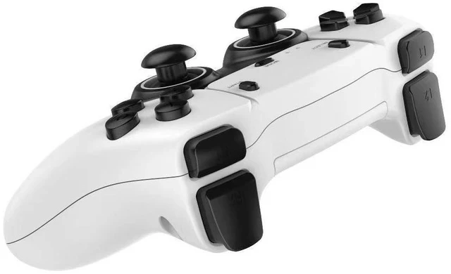 Alt view image 4 of 5 - M15 2.4G Wireless Dual Gamepad Set for PC / Android TV / PS3 2 Controllers + 1 USB Receiver, Dual Vibration, Plug-and-Play Retro Gaming Stick
