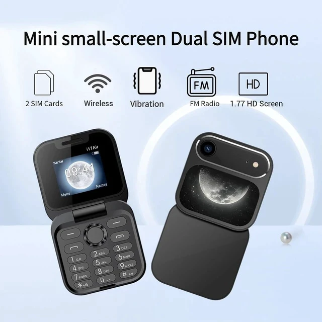 Alt view image 6 of 7 - Unlocked Flip Phone, Dual SIM GSM Mobile Phone with Bluetooth 4.0 3.5mm Jack, Large Buttons Loud Speaker One Touch Dialing, Seniors Travel Work (Black)