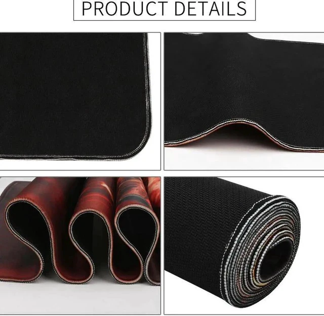 Alt view image 3 of 6 - Gamer Mousepad Keyboards Mat Locking Edge Mouse Pad Gaming Large Mouse Pad Mats for PC