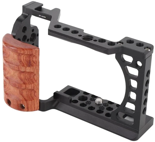 Alt view image 4 of 7 - Camera Cage, Aluminum Camera Cage Extension Frame Snug Fit for 6500